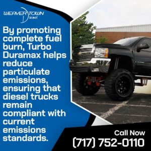 turbo duramax helps reduce particulate emissions