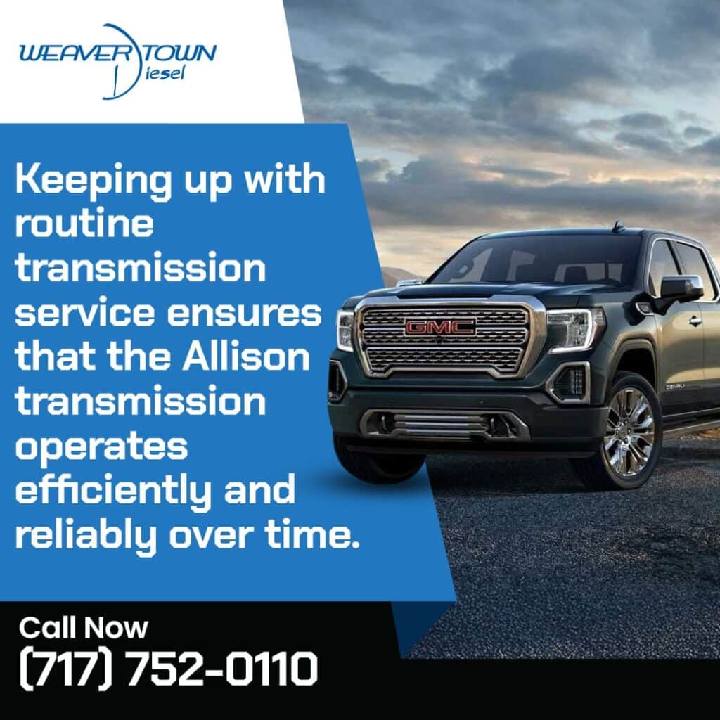 Allison transmission operates efficiently