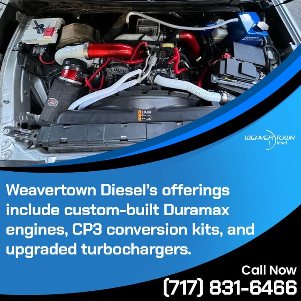 Custom-built Duramax engines