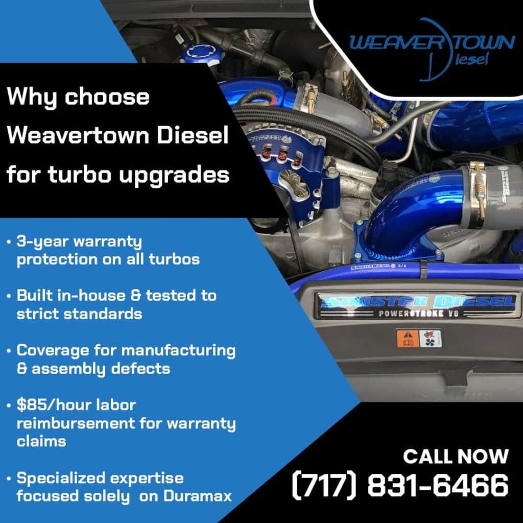 Weavertown Diesel turbo upgrade