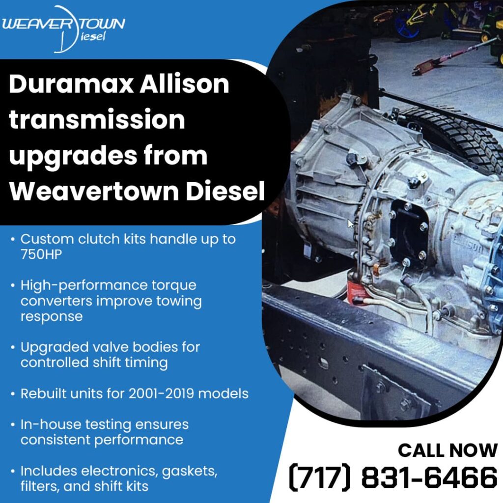 Duramax Allison transmission upgrades