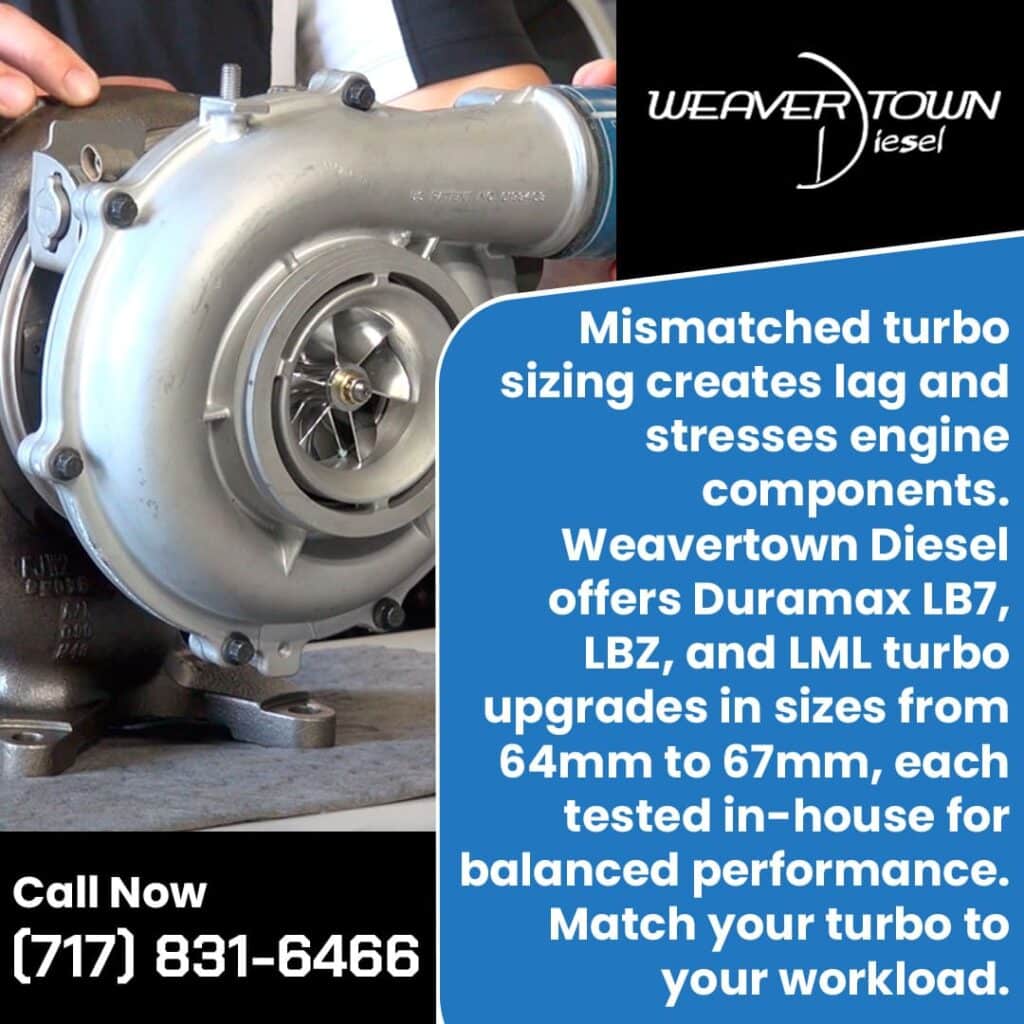 Duramax LB7 LBZ and LML turbo upgrade