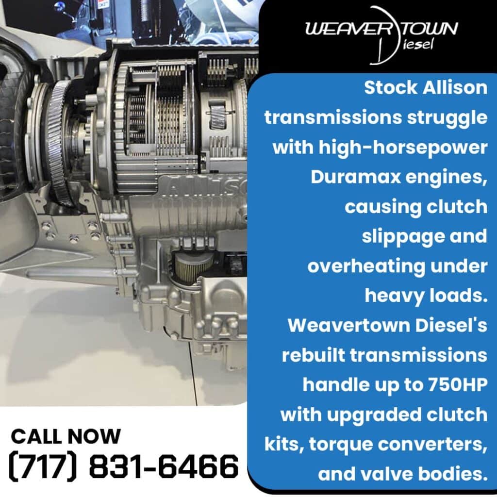 Upgraded Allison transmission
