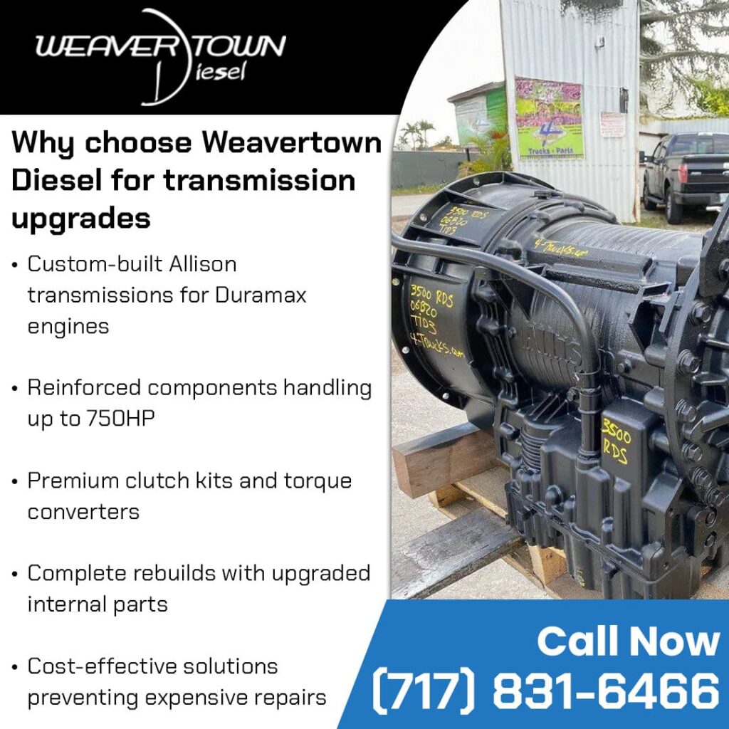 Weavertown Diesel Transmission Upgrades