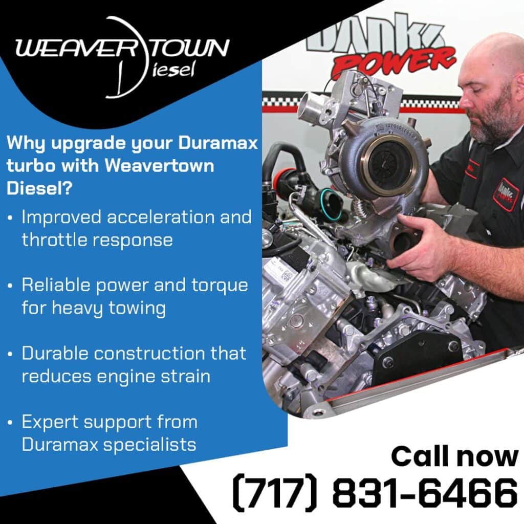 Duramax turbo upgrade with Weavertown Diesel